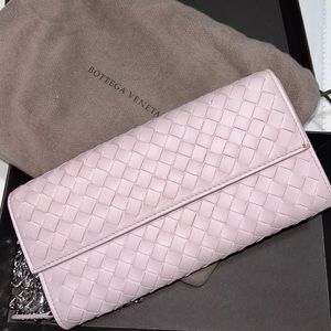 Bottega Veneta Intrecciato Wallet (lavender)